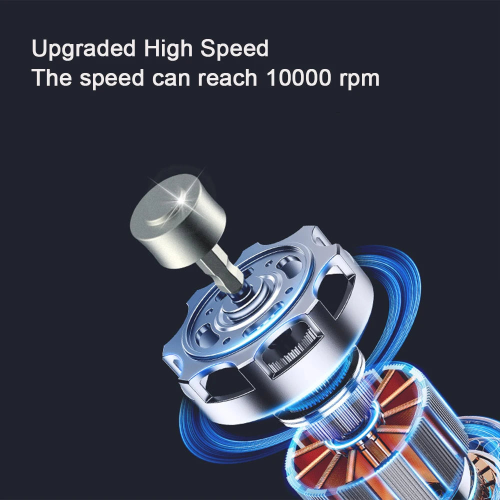 3-Speed USB Rechargeable Electric Nail Grinder