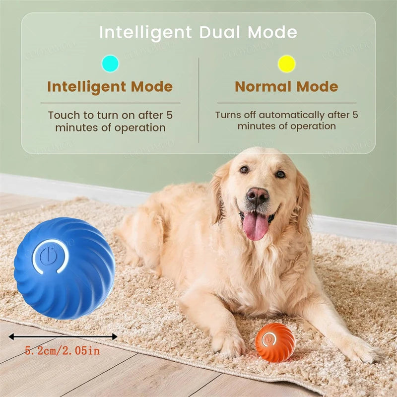 Electronic Interactive Pet Toy - Moving Ball USB